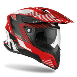 Мотоциклетний шолом Airoh Commander Boost Glossy M (57-58) червоний 2022 