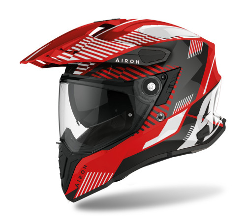 Мотоциклетний шолом Airoh Commander Boost Glossy червоний L(59-60) 2022