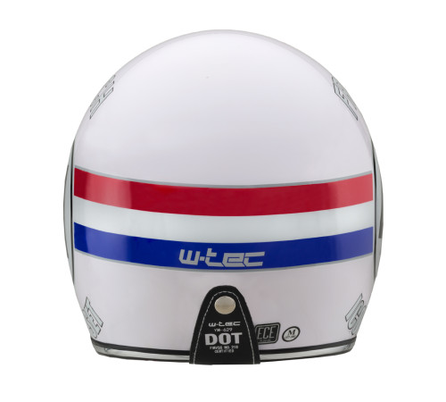 Мотоциклетний шолом W-TEC Café Racer білий L(59-60)