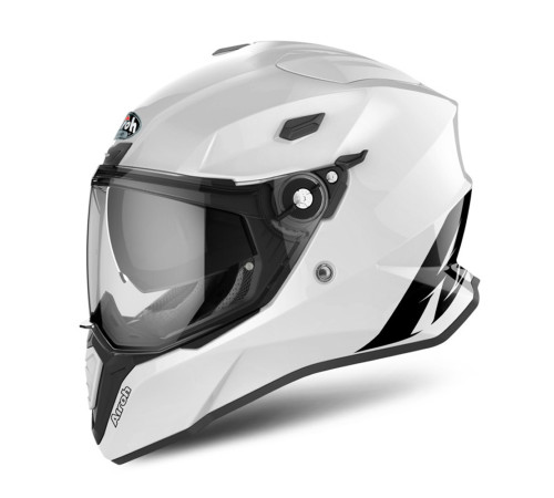 Мотошолом Airoh Commander Колір Білий 2022р