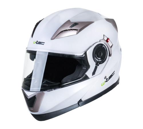 Мотоциклетний шолом W-TEC YM-925 - біло-бронзовий / М (57-58)