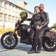 Мотоциклетний шолом W-TEC Café Racer чорно-жовтий M (57-58)