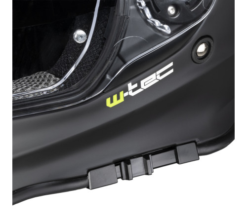 Мотоциклетний шолом W-TEC V331 PR - матовий чорний / XL (61-62)