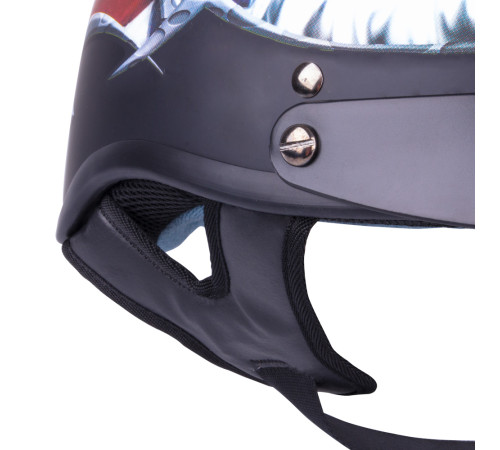 Мотоциклетний шолом W-TEC V531 - чорний орел / XXL (63-64)