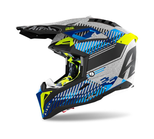 Мотошолом Airoh Aviator 3.0 Wave Grey/Chrome 2022 XL (61-62) Мотошолом Airoh Aviator 3.0 Wave Grey/Chrome 2022 XL (61-62)