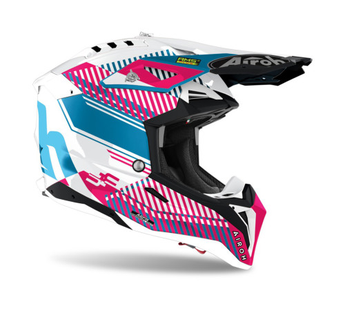 Мотошолом Airoh Aviator 3.0 Wave рожевий/Chrome 2022 M (57-58) Мотошолом Airoh Aviator 3.0 Wave рожевий/Chrome 2022 M (57-58)