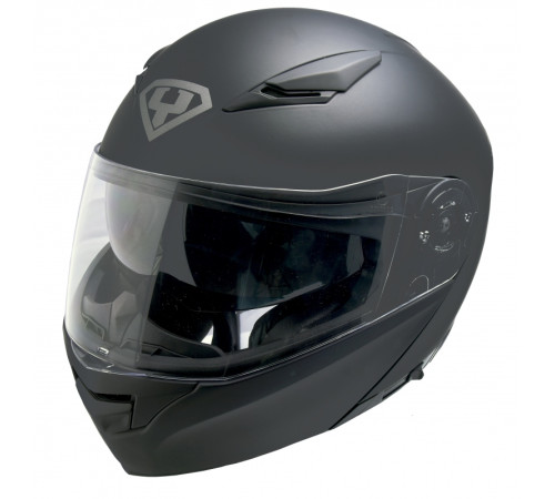 Мотоциклетний шолом Yohe 950-16 - чорний матовий / L (59-60)