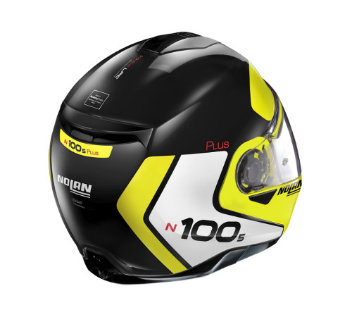 Мотоциклетний шолом Nolan N100-5 Plus Distinctive N-Com P/J XXL (63-64) чорно-жовтий Мотоциклетний шолом Nolan N100-5 Plus Distinctive N-Com P/J XXL (63-64) чорно-жовтий