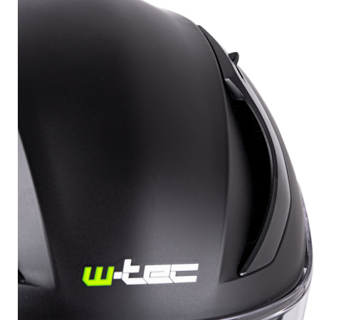 Мотоциклетний шолом W-TEC Vintegra Solid - Матовий чорний / L (59-60)