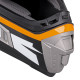 Мотоциклетний шолом W-TEC Dualsport - чорно-флуо-оранжевий / S (55-56)
