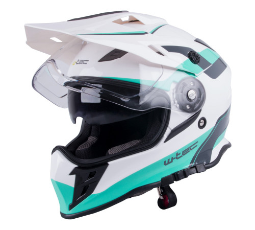 Мотоциклетний шолом W-TEC V331 - білий / XS (53-54)