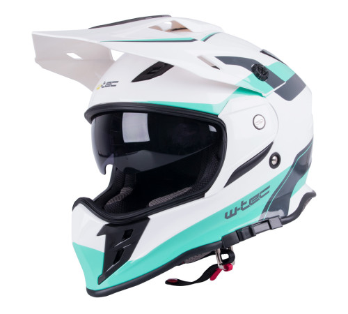 Мотоциклетний шолом W-TEC V331 - білий / XS (53-54)