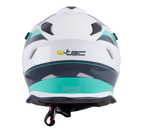 Мотоциклетний шолом W-TEC V331 - білий / XS (53-54)