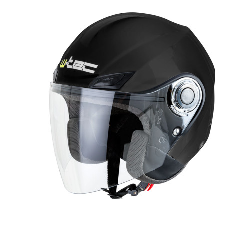 Мотоциклетний шолом W-TEC Nankko - чорний блиск / XS (53-54)