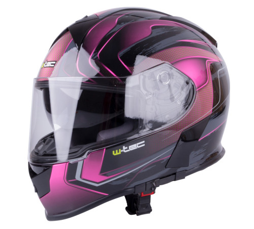 Мотоциклетний шолом W-TEC V126 - рожевий / S (55-56)