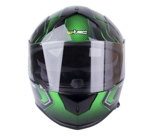 Мотоциклетний шолом W-TEC V126 - зелений / S (55-56)