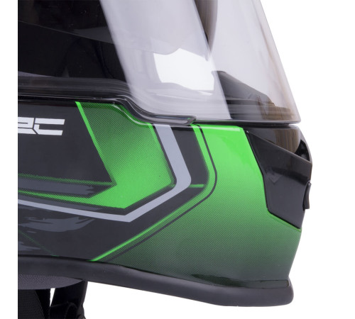 Мотоциклетний шолом W-TEC V126 - зелений / S (55-56)