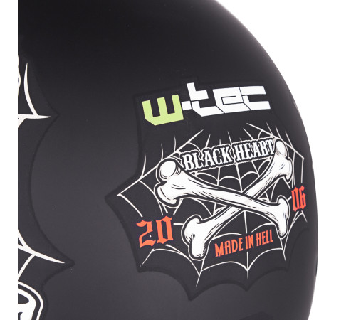 Мотоциклетний шолом W-TEC V535 Black Heart - L (59-60)