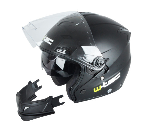 Мотоциклетний шолом W-TEC NK-850 - матовий чорний / XXL (63-64)