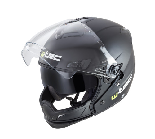 Мотоциклетний шолом W-TEC NK-850 - матовий чорний / XXL (63-64)