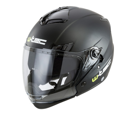 Мотоциклетний шолом W-TEC NK-850 - матовий чорний / XXL (63-64)