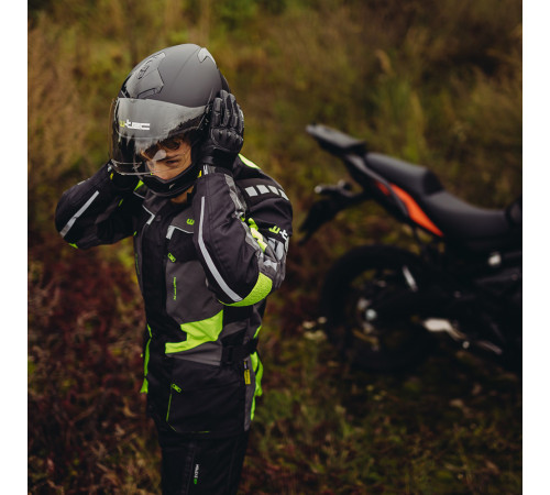 Мотоциклетний шолом W-TEC NK-850 - матовий чорний / XXL (63-64)