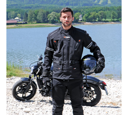 Мотоциклетний шолом W-TEC NK-850 - матовий чорний / XXL (63-64)