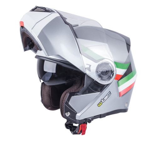 Мотоциклетний шолом W-TEC Vexamo - сірий-триколор / L (59-60)