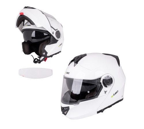 Мотоциклетний шолом W-TEC Vexamo V270 PP - Білий / XS (53-54)