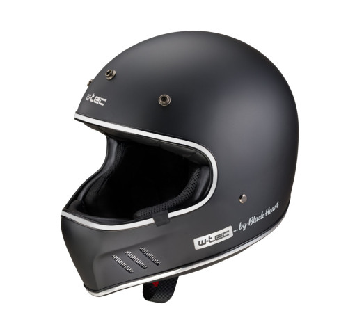 Мотоциклетний шолом W-TEC чорний Heart Retron M (57-58)