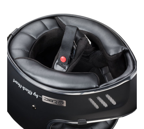 Мотоциклетний шолом W-TEC чорний Heart Retron M (57-58)