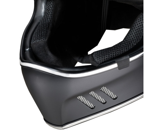 Мотоциклетний шолом W-TEC чорний Heart Retron M (57-58)