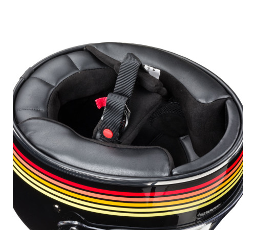 Мотоциклетний шолом W-TEC Cruder Bismar - розмір S(55-56) / чорний