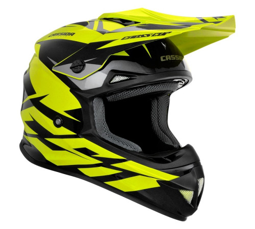 Шолом для мотокросу Cassida Cross Cup Two жовтий L(59-60)