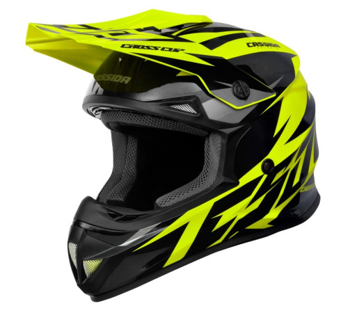 Шолом для мотокросу Cassida Cross Cup Two жовтий L(59-60)