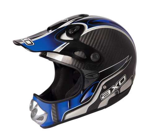 Шолом для мотокросу AXO MM Carbon Evo - Синій / XS (53-54)