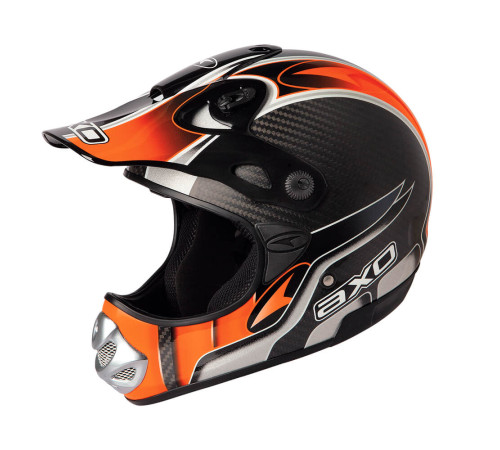Шолом для мотокросу AXO MM Carbon Evo - Помаранчевий / L (59-60)