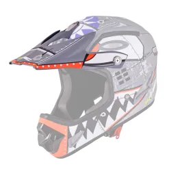 Змінний козирок для шолома W-TEC FS-605 - Skull Smile 
