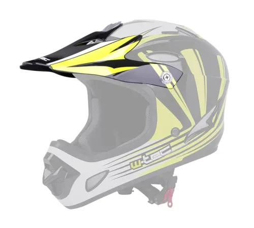 Запасний козирок для шолома W-TEC FS-605 - жовта графіка