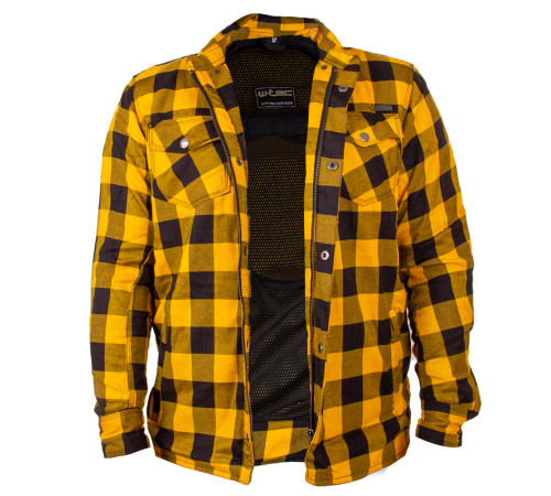 Мотоциклетна сорочка W-TEC Terchis EVO -S - Жовтий