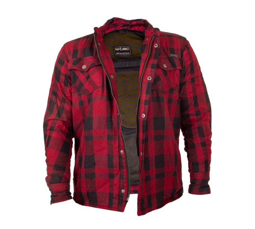 Мотоциклетна сорочка W-TEC Terchis EVO -XL- червоний