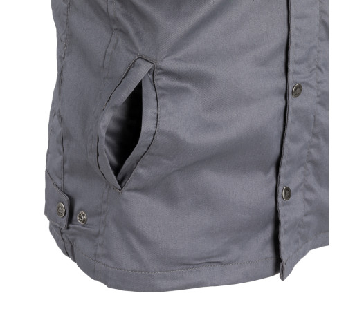 Чоловіча мотокуртка W-TEC Black Heart Garage Built Jacket - сірий/S