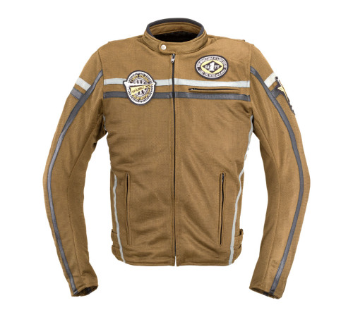 Чоловіча мото куртка W-TEC Bellvitage Brown - коричнева/3XL