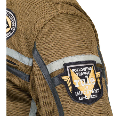 Чоловіча мото куртка W-TEC Bellvitage Brown - коричнева/3XL