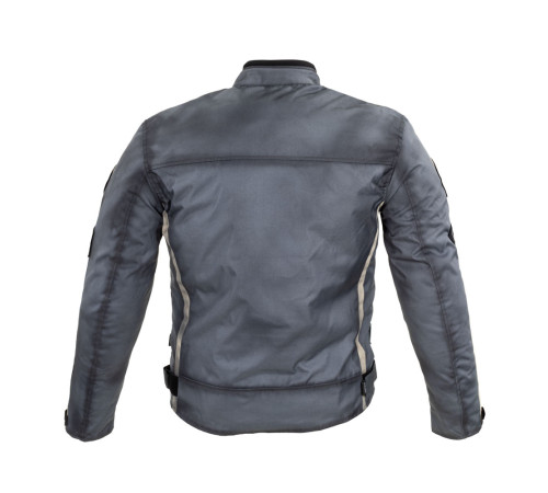 Чоловіча текстильна мотокуртка W-TEC Patriot - сірий / 3XL