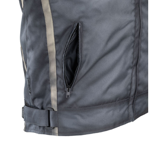 Чоловіча текстильна мотокуртка W-TEC Patriot - сірий / 4XL