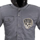 Чоловіча мотокуртка W-TEC Black Heart Garage Built Jacket - сірий/3XL