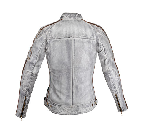 Жіноча шкіряна мотоциклетна куртка W-TEC Sheawen Lady White New - біла/3XL Жіноча шкіряна мотоциклетна куртка W-TEC Sheawen Lady White New - біла/3XL