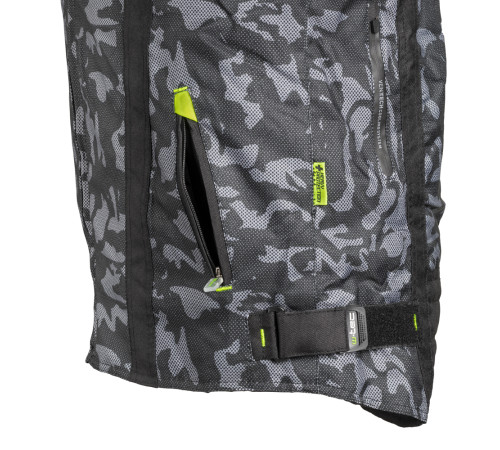 Чоловіча мотокуртка W-TEC Torebaro - чорно-сірий / 6XL