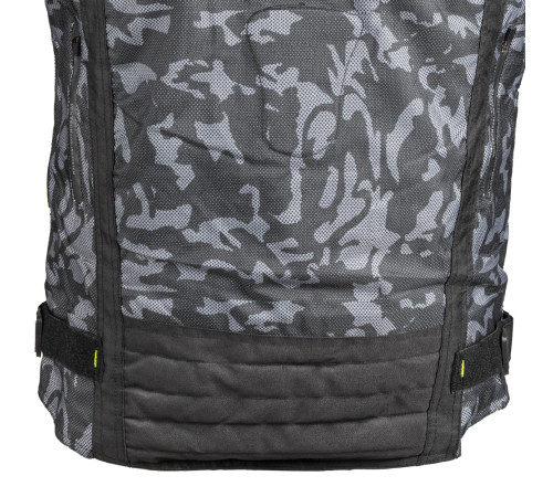 Чоловіча мотокуртка W-TEC Torebaro - чорно-сірий / 6XL